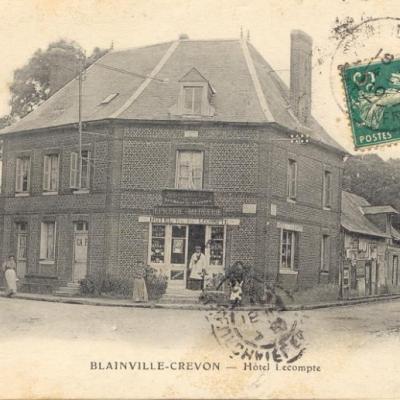 Carte postale Hôtel Lecompte