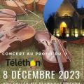 Affiche concert violoncelle telethon 1
