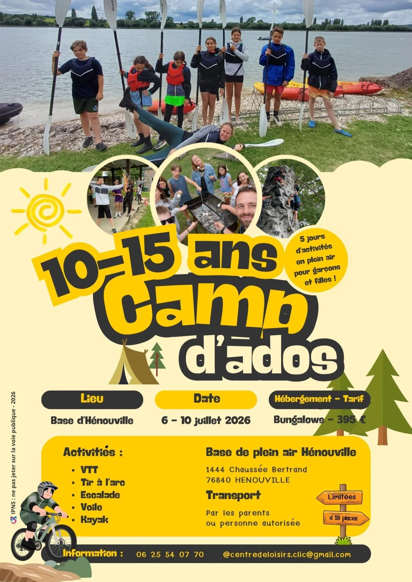 Camp d'ados 2026 CLIC
