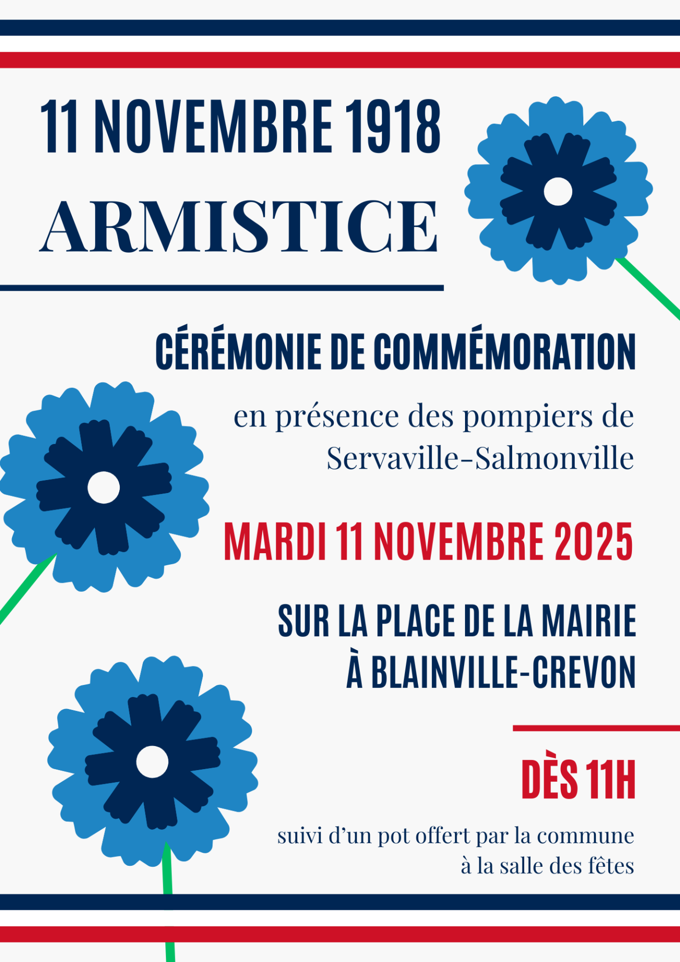 Ceremonie du 11 novembre armistice
